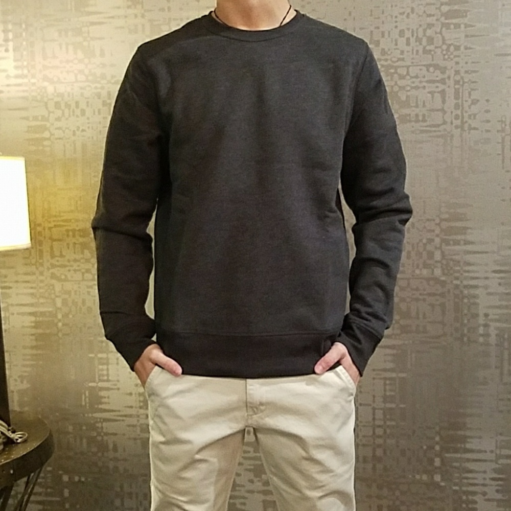 NEW! Men's Crew-neck Fleece Sweatshirt